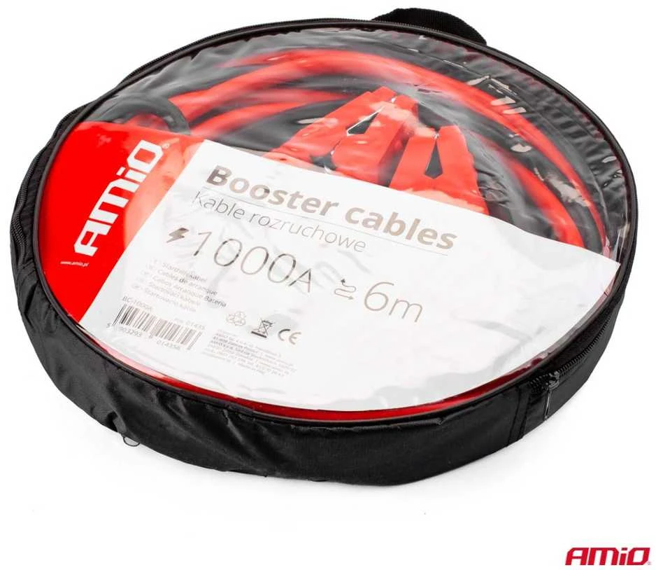 Amio Užvedimo laidai Booster 1000A, 6 m