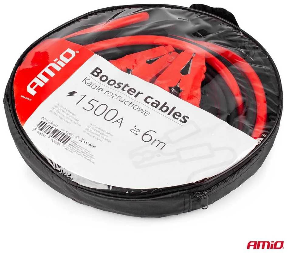Užvedimo laidai 1500A - 6m AMIO-02890