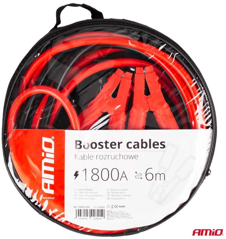 Amio užvedimo laidai 1800A, 6 m, amio-02891