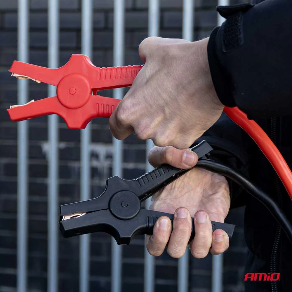 Užvedimo laidai 220A 3m TÜV AMIO-04593