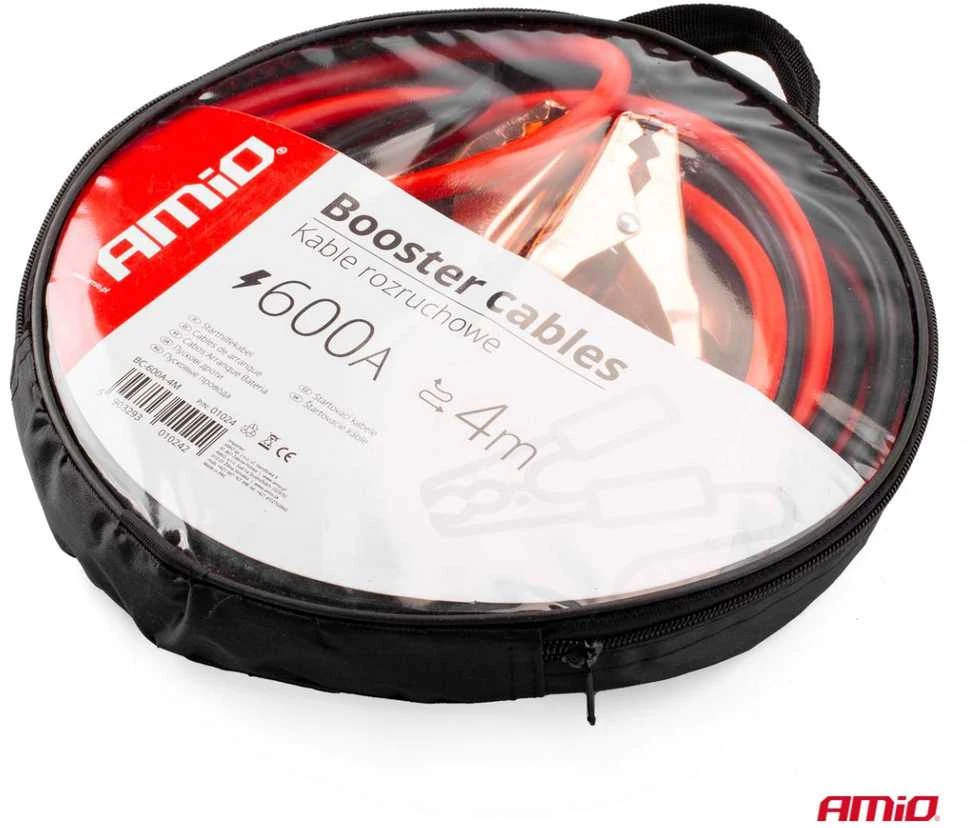 Amio Užvedimo laidai Booster 600A, 4 m