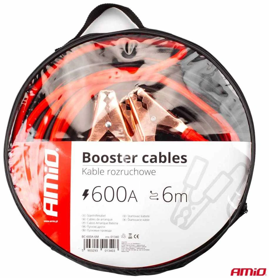 Užvedimo laidai Amio 600A, 6 m