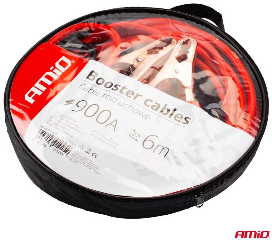 Amio Užvedimo laidai Booster 900A, 6 m