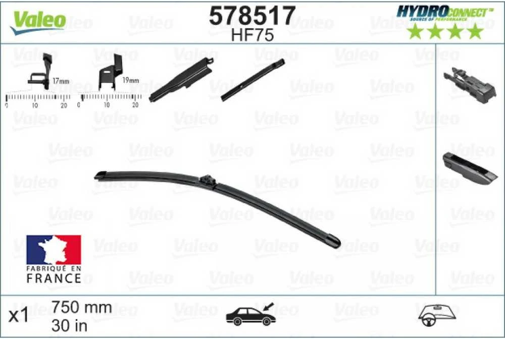 Valeo Valytuvo mentė FORD B-Max RENAULT CITROËN