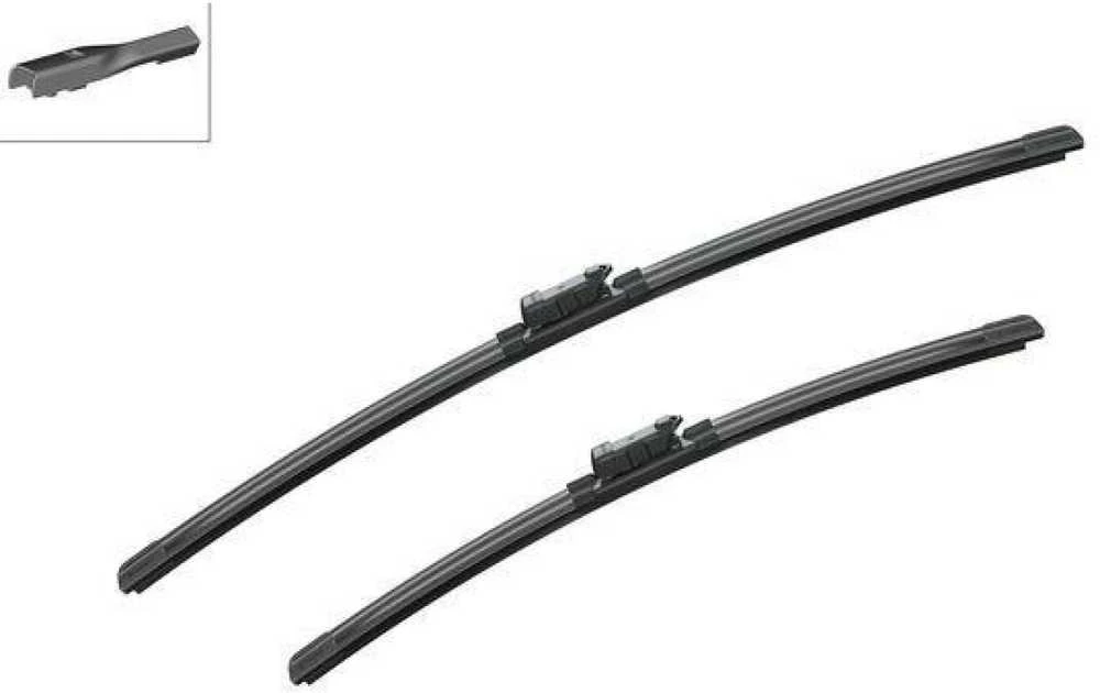 BOSCH A621S valytuvų peiliukų rinkinys 3397014621, skirtas ALFA ROMEO TONALE, AUDI E-TRON/Q8, JAGUAR I-PACE, PORSCHE TAYCAN