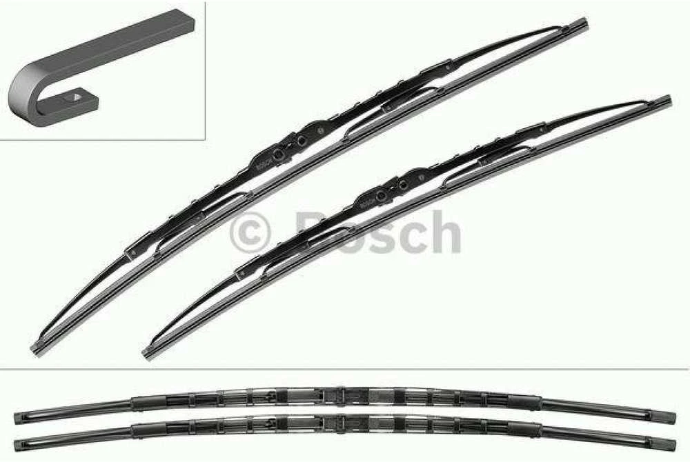 Valytuvų komplektas Bosch Twin 408, 530/530 mm