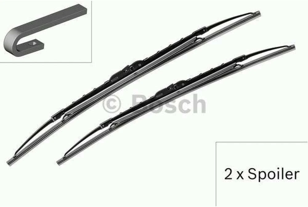 Valytuvų komplektas Bosch Twin Spoiler 046S, 680/680 mm