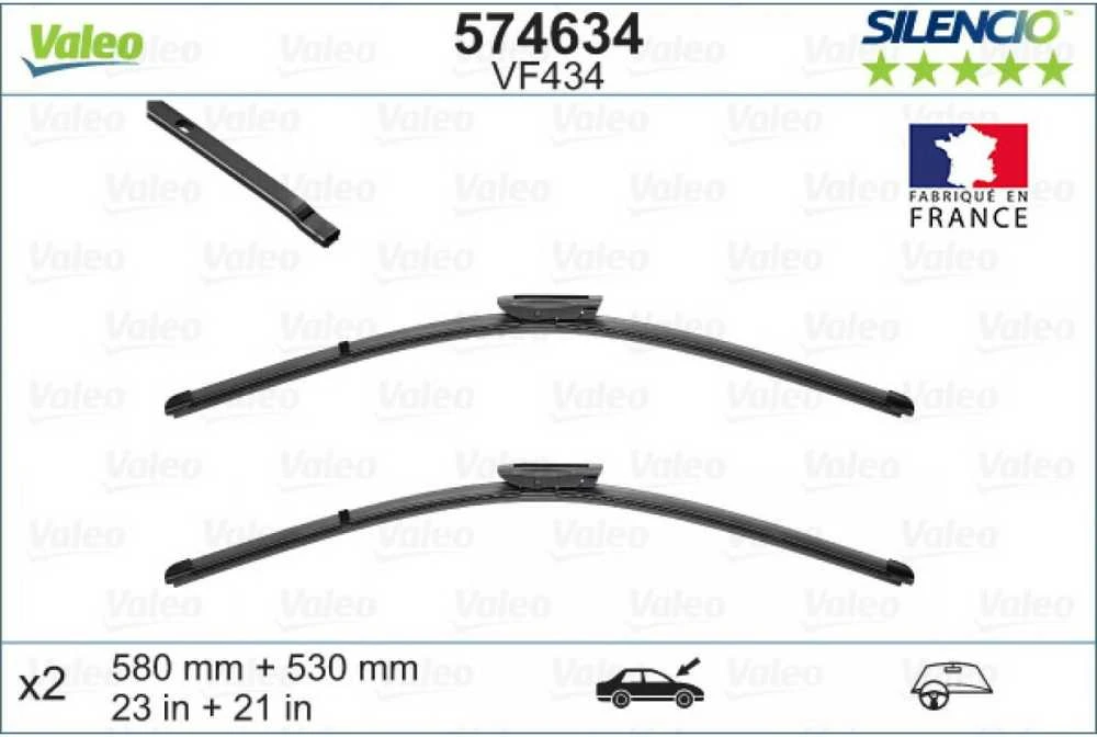 Valeo Valytuvų mentės MB W415 NISSAN RENAULT