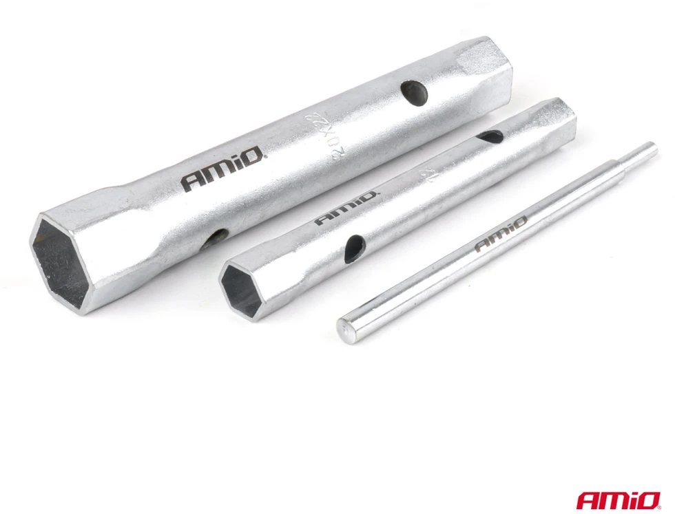 Vamzdinių raktų rinkinys, 6 x 7–20 x 22 mm, 8 vnt., AMIO-04983