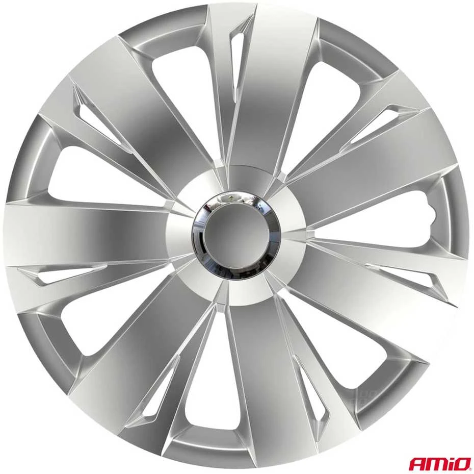 Versaco Ratų gaubtai 4 vnt. Energy, sidabriniai 16"