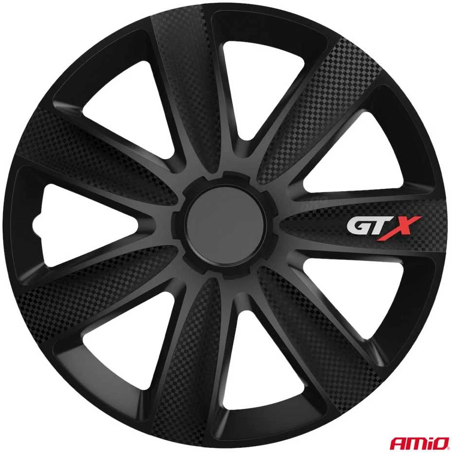 Versaco Ratų gaubtai 4 vnt. GTX, Carbon juodi 15"