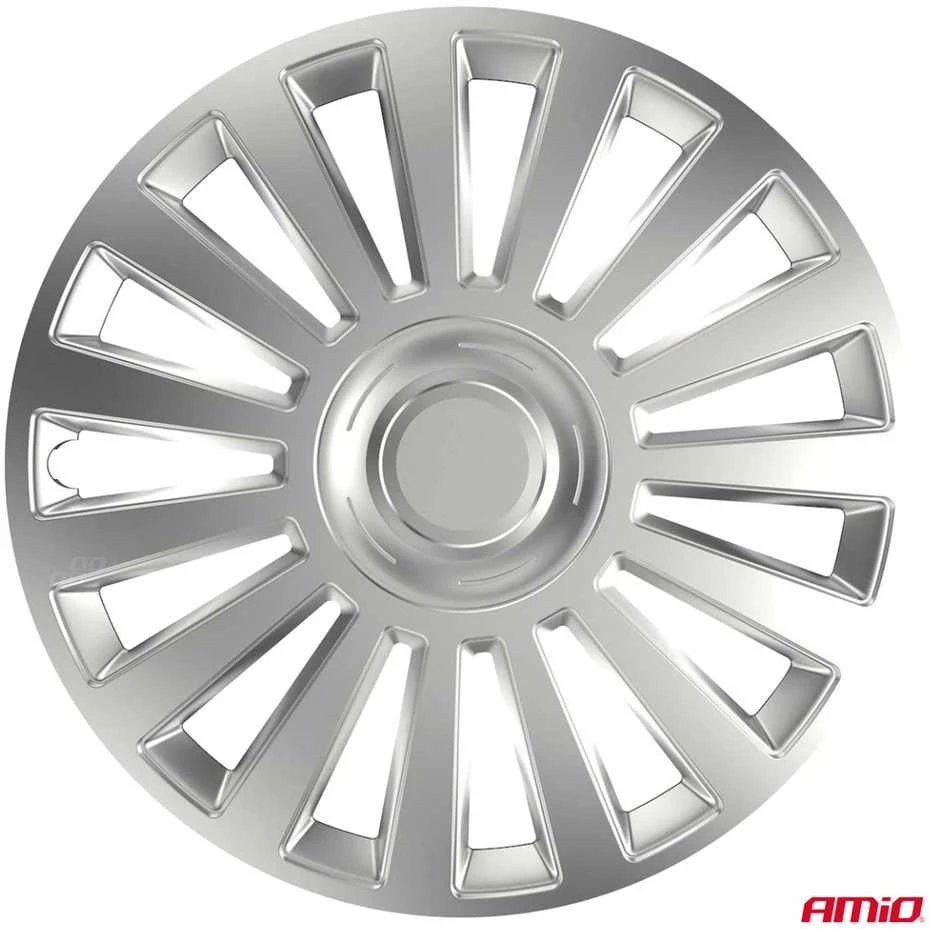 Versaco Ratų gaubtai 4 vnt. Luxury, sidabriniai 16"