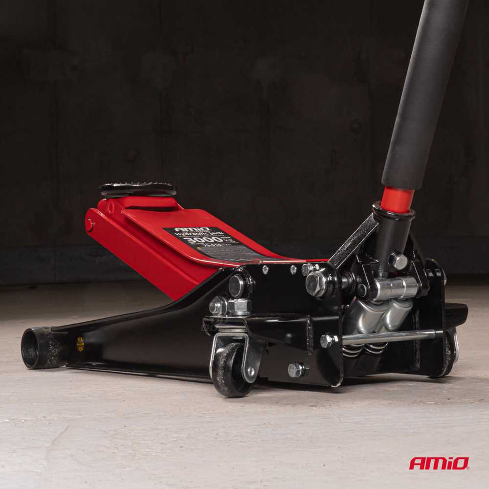 Žemo profilio hidraulinis keltuvas 3000 kg, 75–510 mm, CE, AMIO-04215