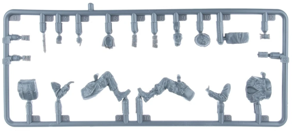 1/35 plastikinis surenkamas modelis „U.S. Airborne Tank Riders“ su lipdukais Miniart