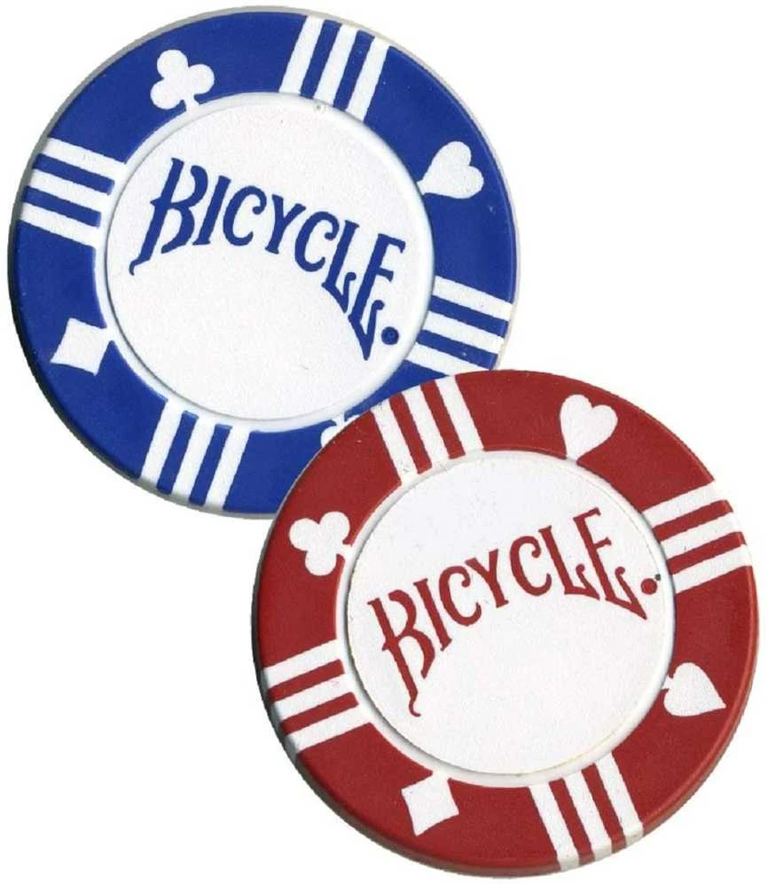Bicycle 100 Pokerio Žetonų Rinkinys Su Dėklu