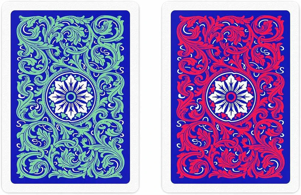 Copag 1546 Neoteric Poker Size Standard Index Žaidimo Kortos Dviguba Kaladė (Raudona Ir Žalia)
