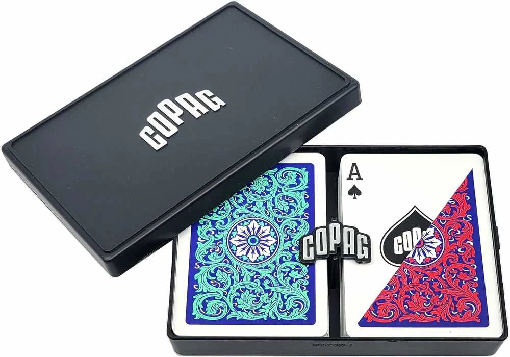 Copag 1546 Neoteric Poker Size Standard Index Žaidimo Kortos Dviguba Kaladė (Raudona Ir Žalia)
