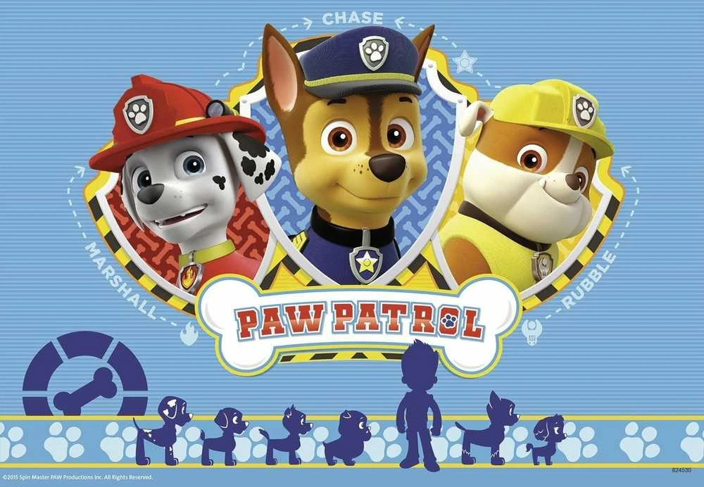Ravensburger Dėlionė 2x12 vnt. - Šunyčiai patruliai (PAW Patrol)