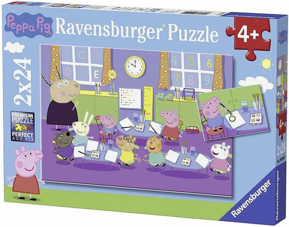 Ravensburger Dėlionė 2x24 vnt. - Peppa Pig