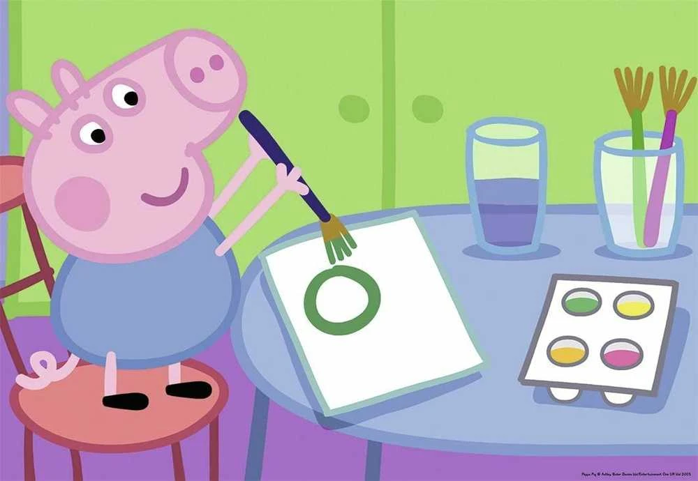 Ravensburger Dėlionė 2x24 vnt. - Peppa Pig