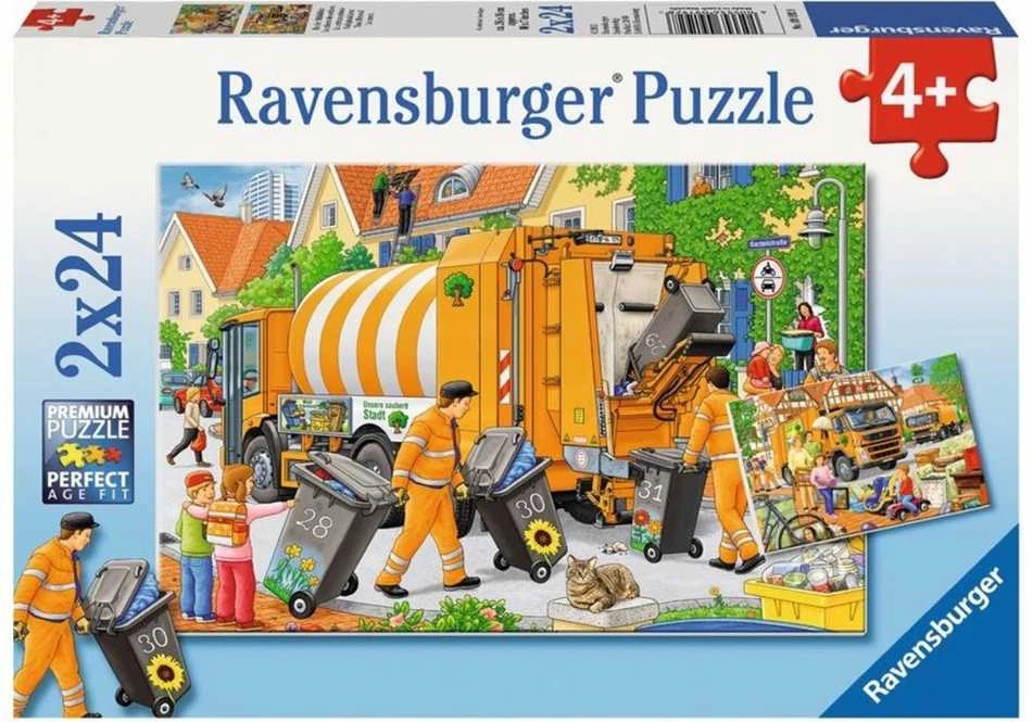 2X24 Puzzles: Working People - RAVENSBURGER dėlionė