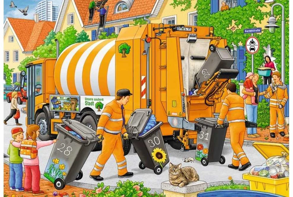 2X24 Puzzles: Working People - RAVENSBURGER dėlionė