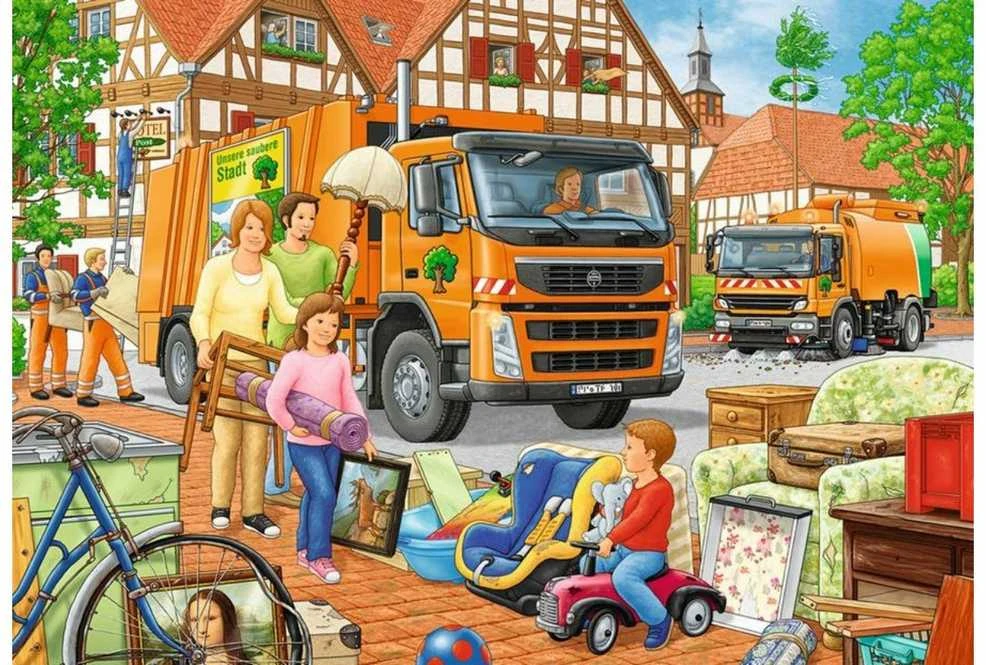 2X24 Puzzles: Working People - RAVENSBURGER dėlionė