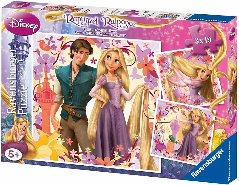 RAVENSBURGER dėlionė DP: Rapunzel 3x49 d, 092987