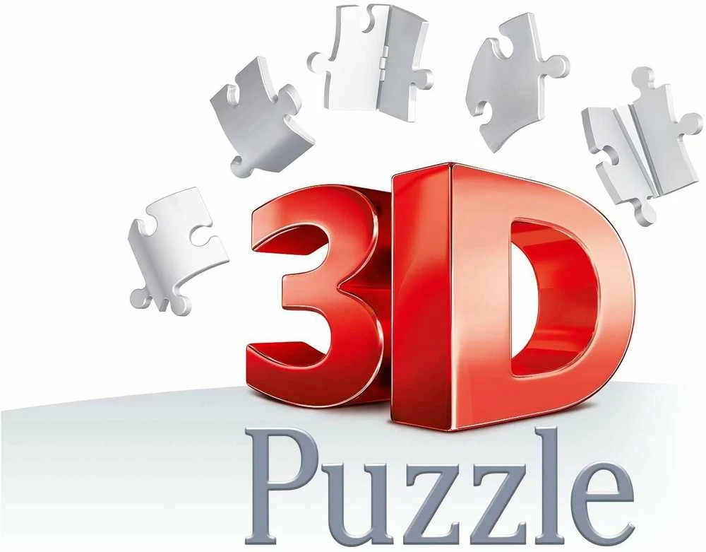 3D galvosūkis Disney Eifelio bokštas su šviesa - RAVENSBURGER 3D dėlionė