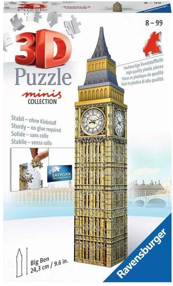 RAVENSBURGER 3D mini dėlionė Big Benas, 54d., 11246