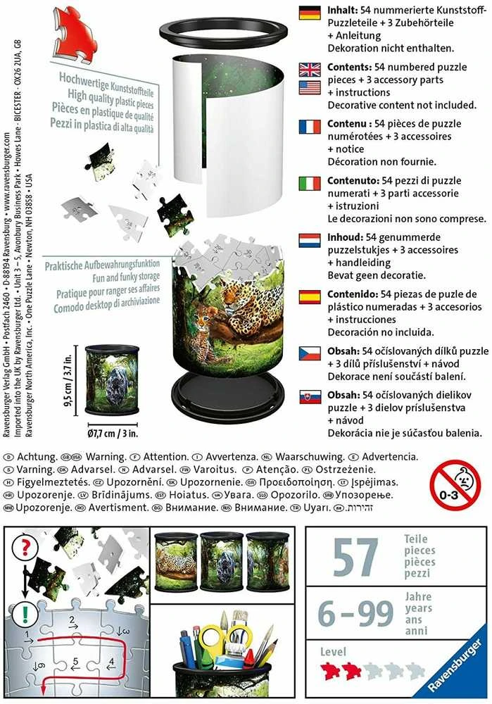 Ravensburger "3D" Dėlionė 54 vnt. - Pieštukinė