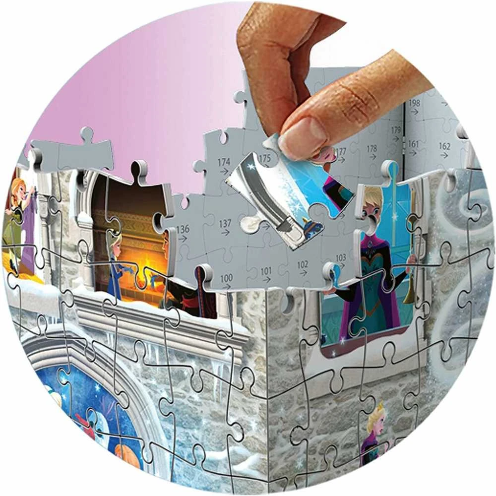 3D Puzzle 216: Frozen II Disney Castle - RAVENSBURGER dėlionė