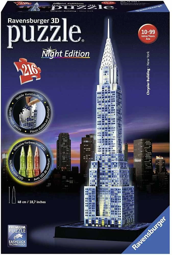 Ravensburger 3D Dėlionė 227 vnt. - Chrysler dangoraižis