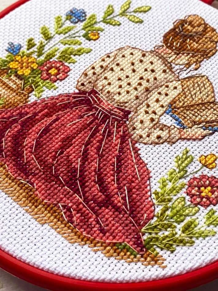 Abris Art Cross stitch kit "Unfinished story" 15 х 15 cm AAHM-092