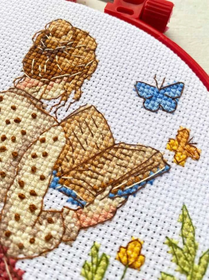 Abris Art Cross stitch kit "Unfinished story" 15 х 15 cm AAHM-092