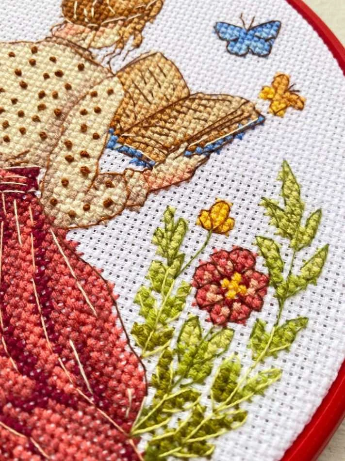 Abris Art Cross stitch kit "Unfinished story" 15 х 15 cm AAHM-092