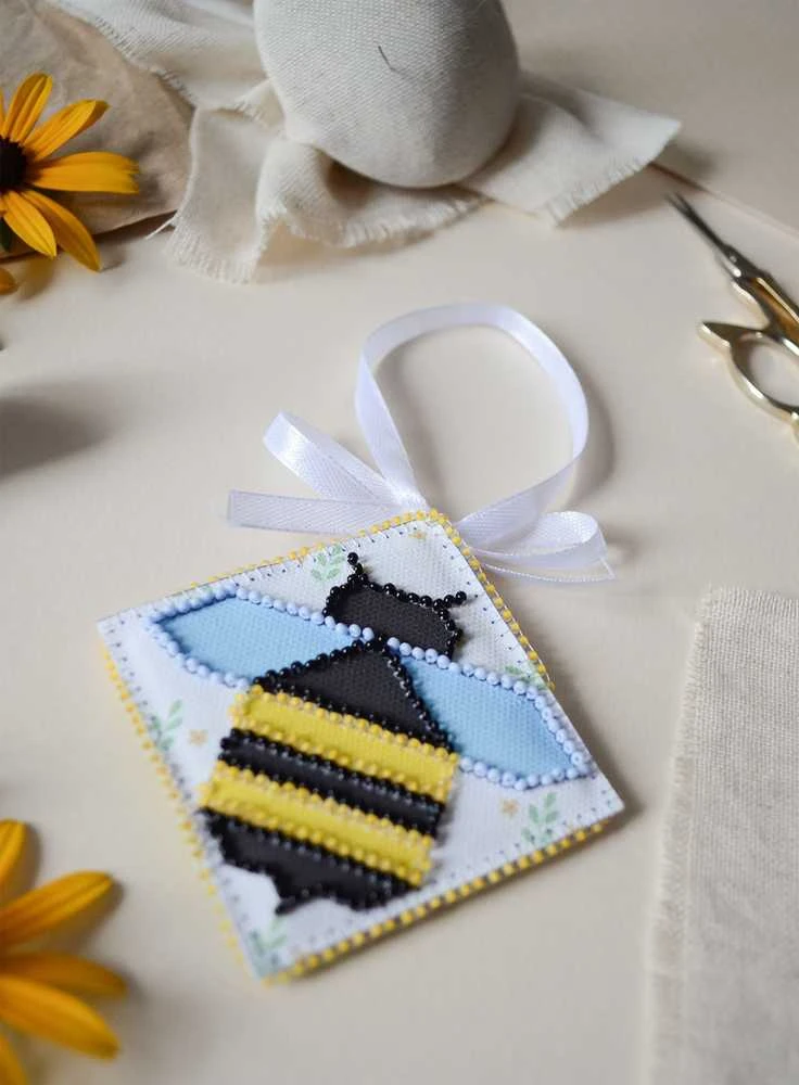 Abris Art Dekoracija „Sweet Honey“ bičių tema 13.2x6.6 cm