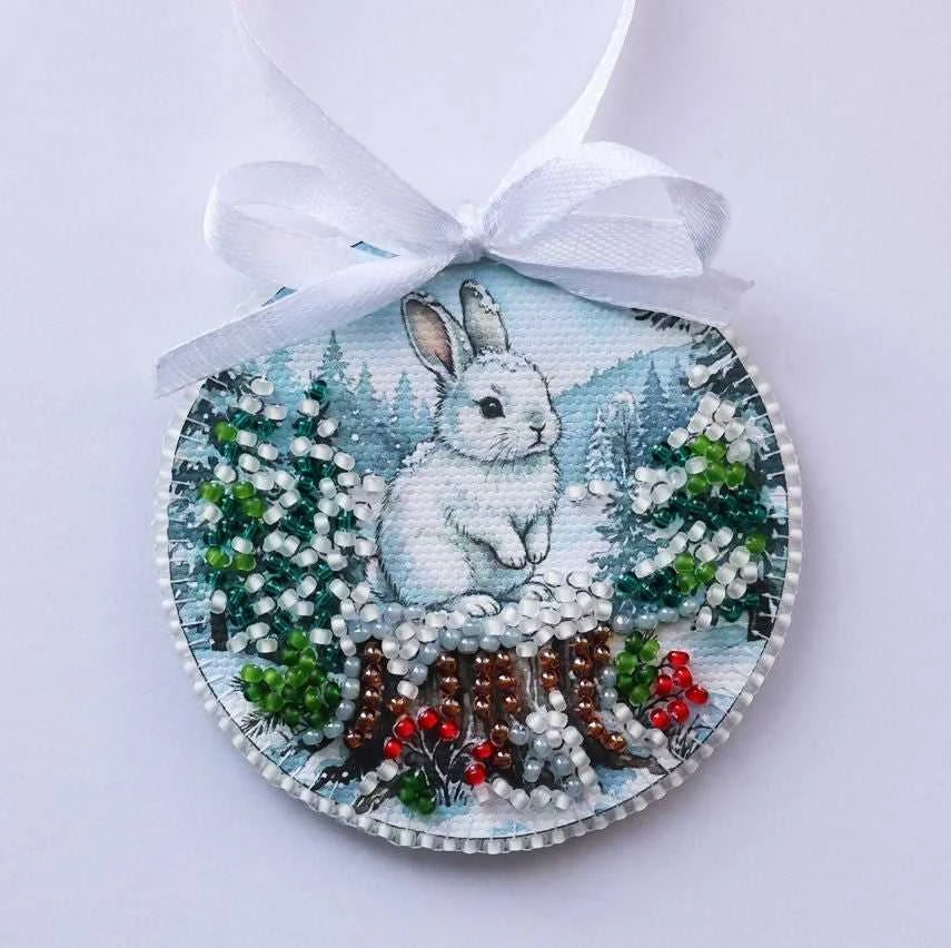 Abris Art Kalėdinis dekoracijų rinkinys „Prie eglutės“ 13,2×6,6 cm AABT-062