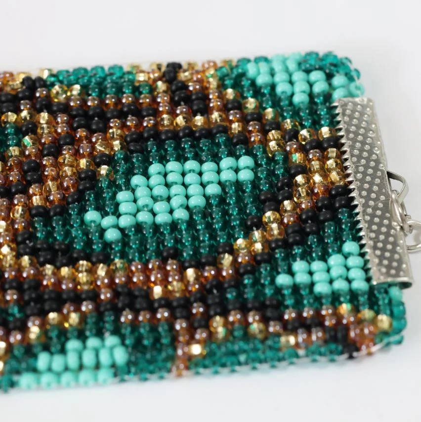 Abris Art Karoliukų siuvinėjimo apykaklės rinkinys „Serpentariumas“ 15×4,7 cm