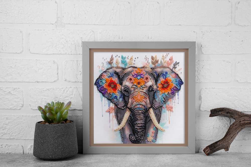 Abris Art Karoliukų siuvinėjimo rinkinys Rytų paslaptys 20x20 cm AAMB-116