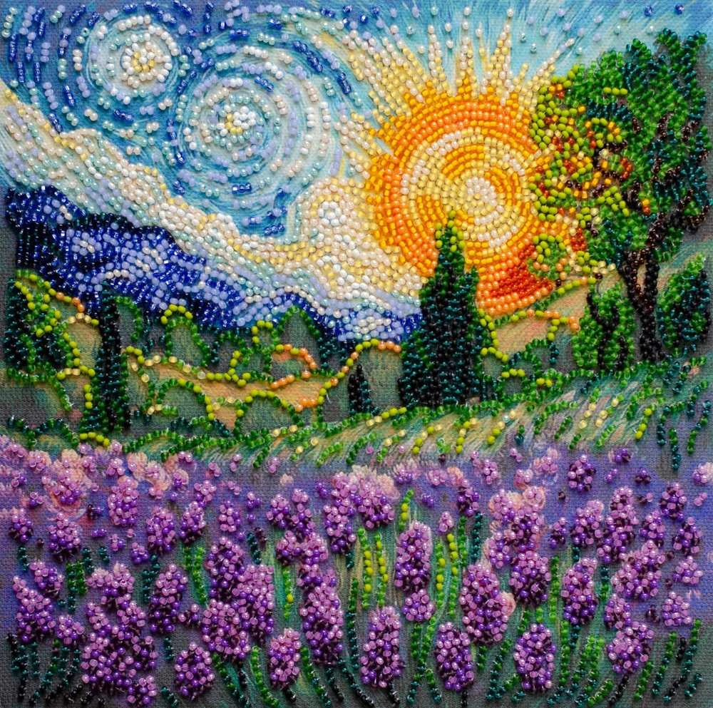 Abris Art Karoliukų siuvinėjimo rinkinys „Vasariniai prisiminimai“ 20x20