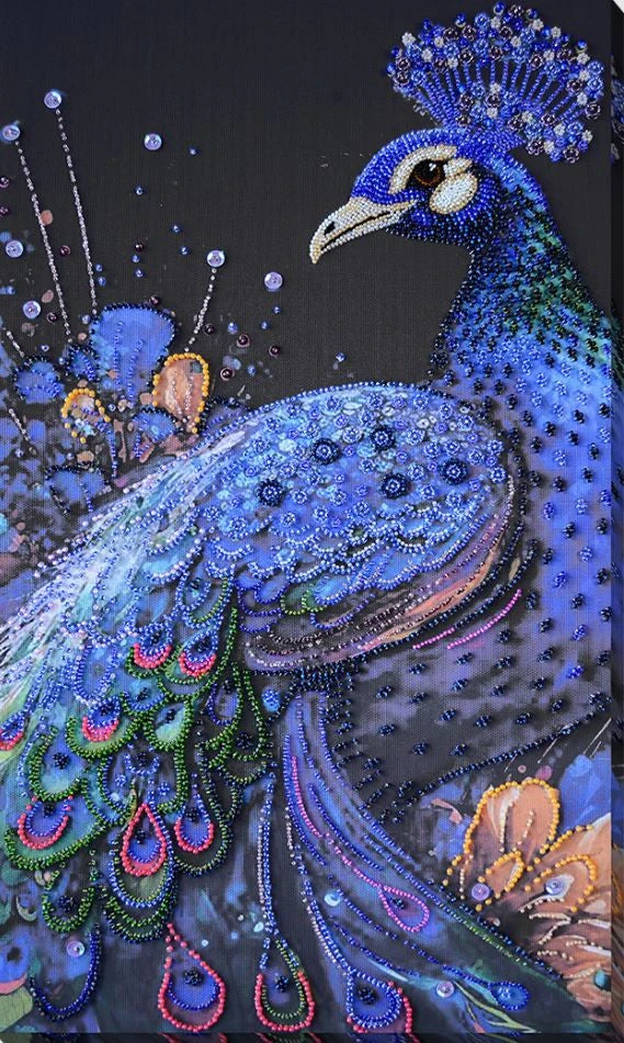 Abris Art Karoliukų siuvinėjimo rinkinys „Stebuklingas paukštis“ 25×45 cm
