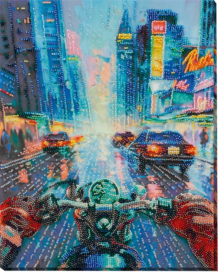 Abris Art Karoliukų siuvinėjimo rinkinys „Pabėgimas iš rutinos“ 26x33 cm AAB-944