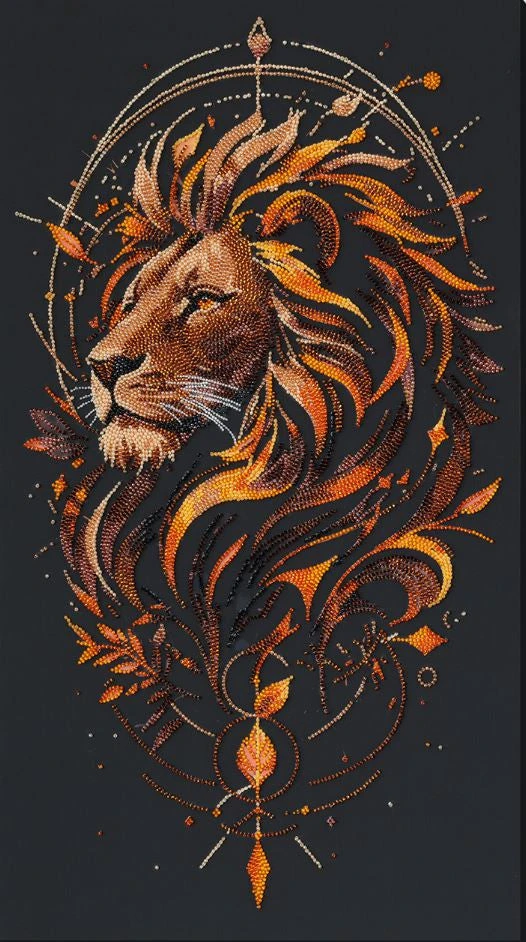 Abris Art Karoliukų siuvinėjimo rinkinys „Gėlės“ 30×54 cm su Preciosa karoliukais