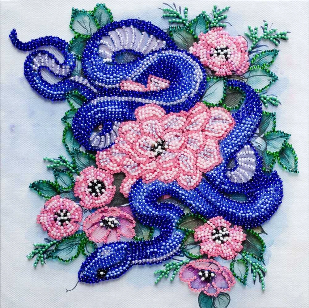 Abris Art Karoliukų siuvinėjimo rinkinys „Gamtos apkabinimas“ 20x20 cm