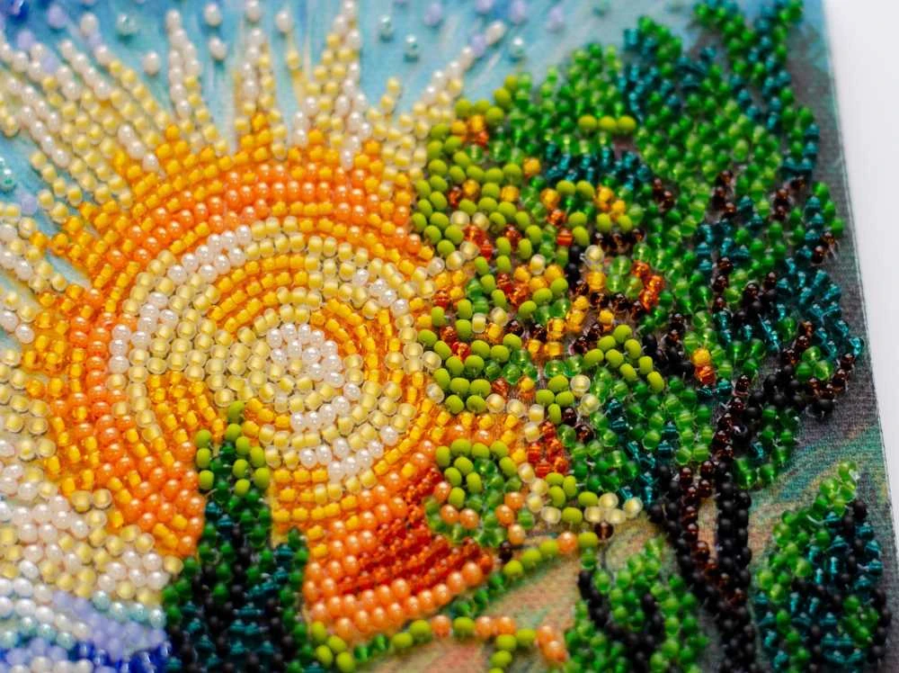 Abris Art Karoliukų siuvinėjimo rinkinys „Vasariniai prisiminimai“ 20x20