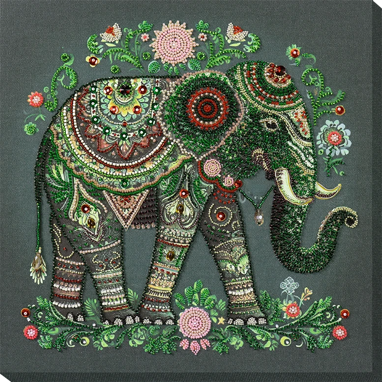 Abris Art karoliukų siuvinėjimo rinkinys „Majestic Wisdom“, 30x30
