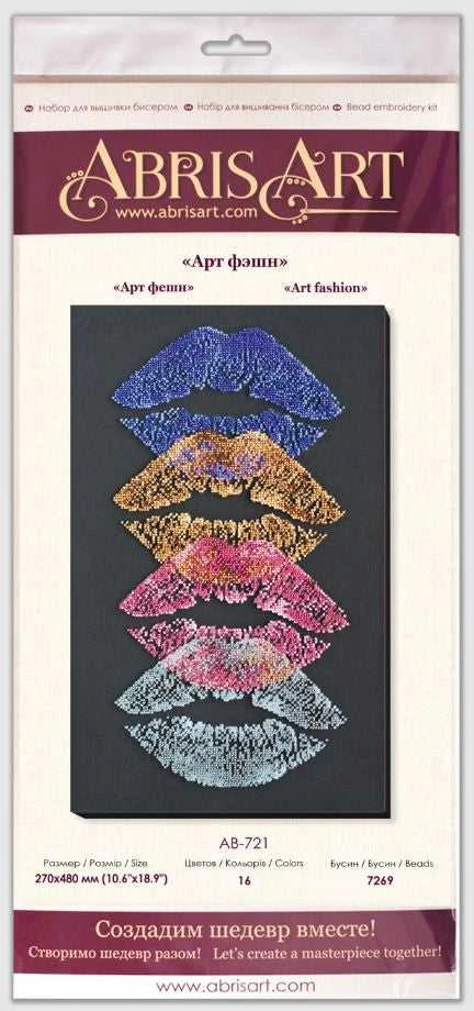 Abris Art Karoliukų siuvinėjimo rinkinys „Art Fashion“ 27x48 cm AAB-721