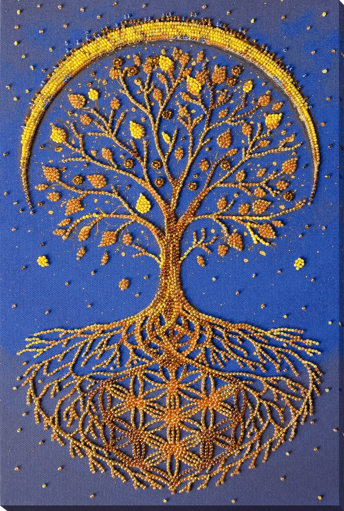 Abris Art Karoliukų siuvinėjimo rinkinys „Gyvybės spindesys“ 23x35 cm AAB-961