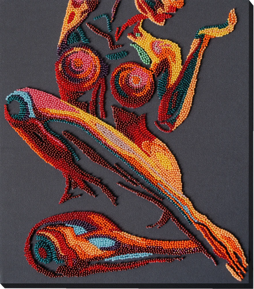Abris Art Karoliukų siuvinėjimo rinkinys „Moters esencija“ 25x29 cm AAB-959